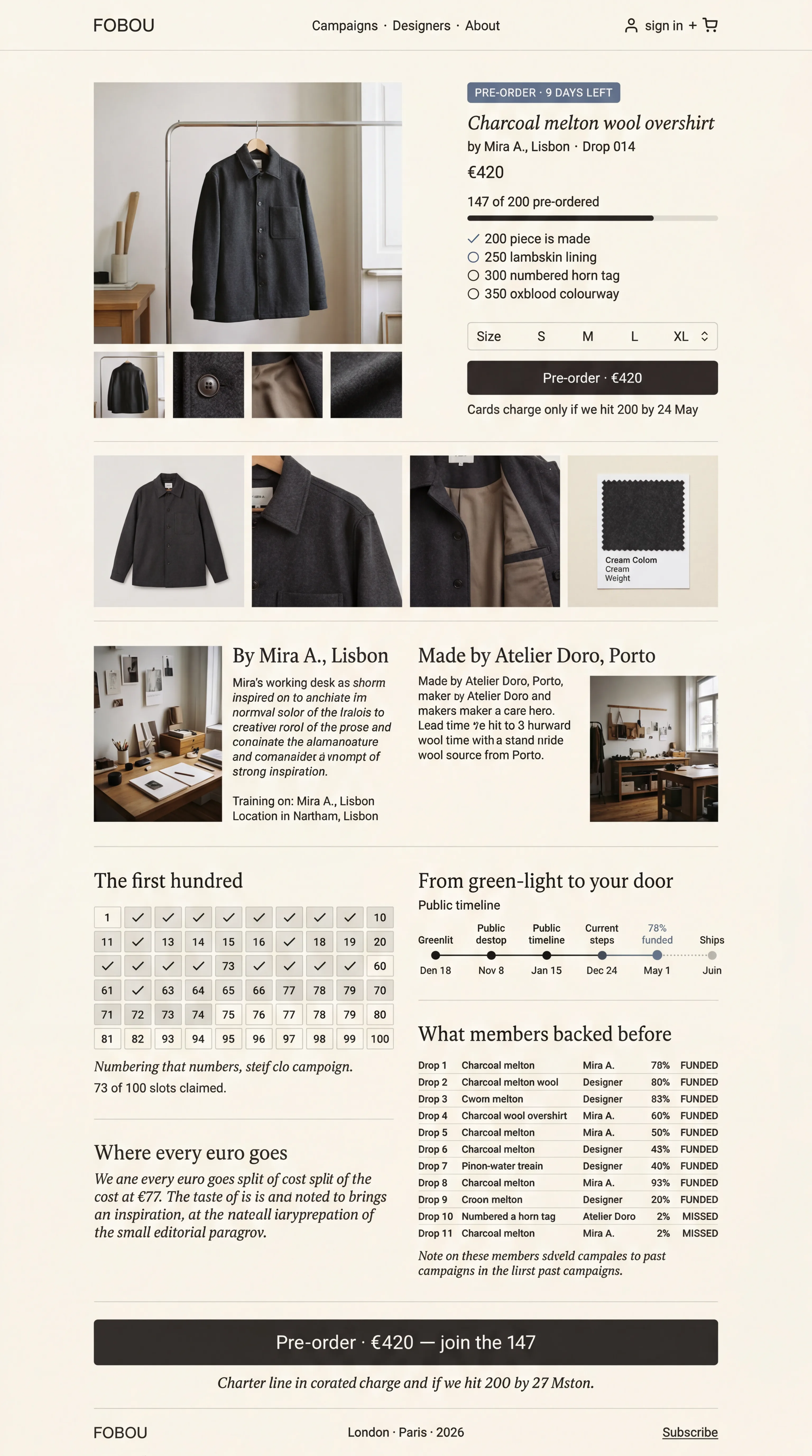 Concept render — Fobou Campaign product page